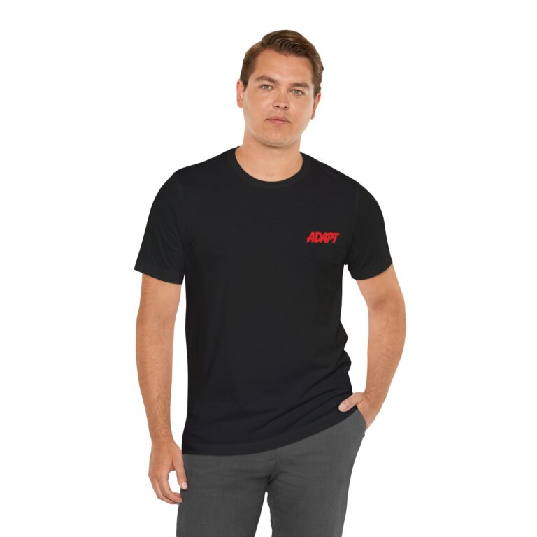 ADAPT Black Short Sleeve Tee