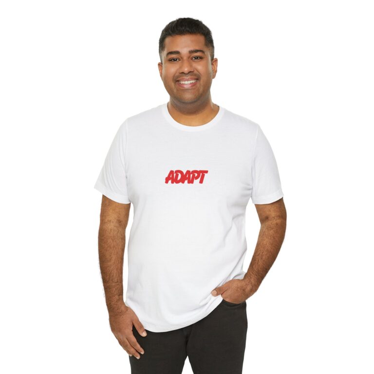 ADAPT White Short Sleeve Tee