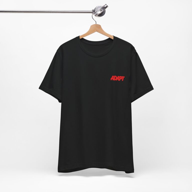 ADAPT Black Short Sleeve Tee