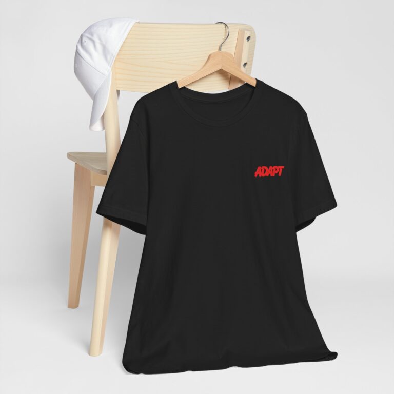 ADAPT Black Short Sleeve Tee