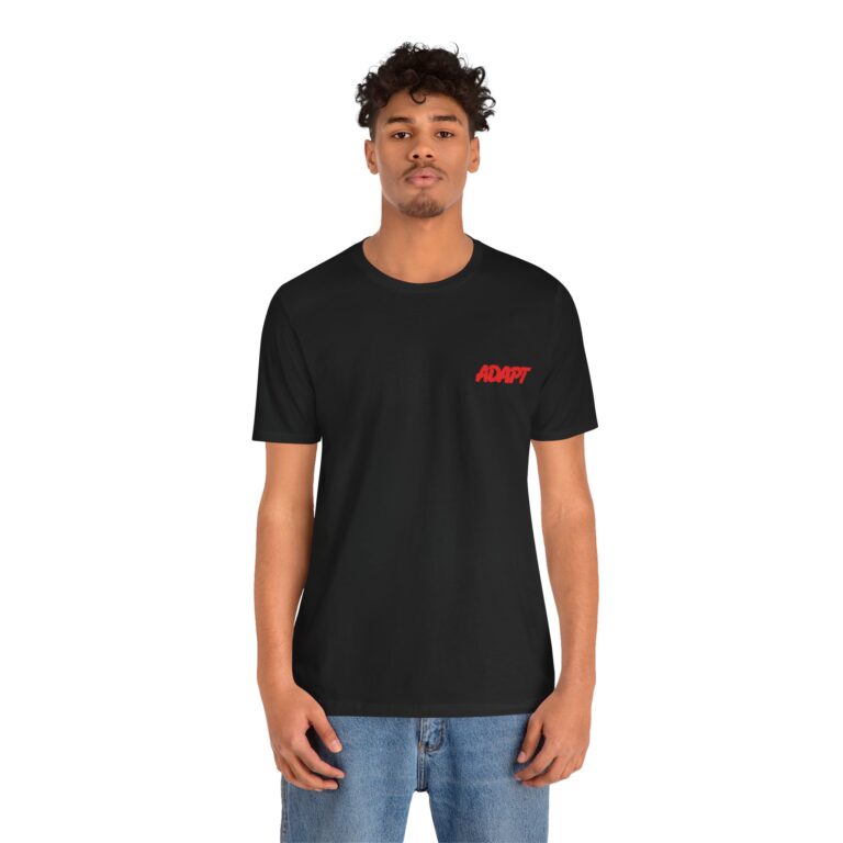 ADAPT Black Short Sleeve Tee