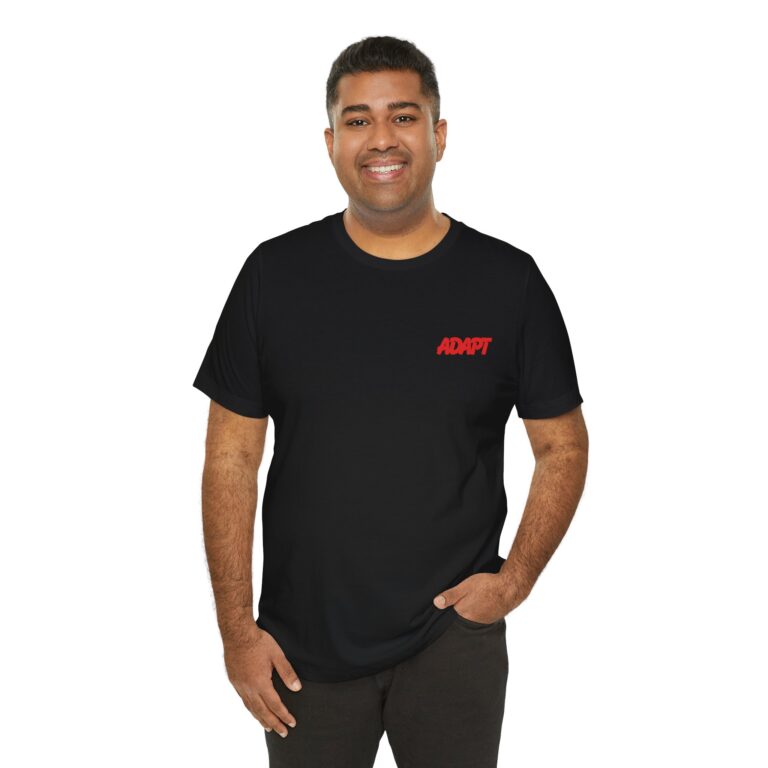 ADAPT Black Short Sleeve Tee