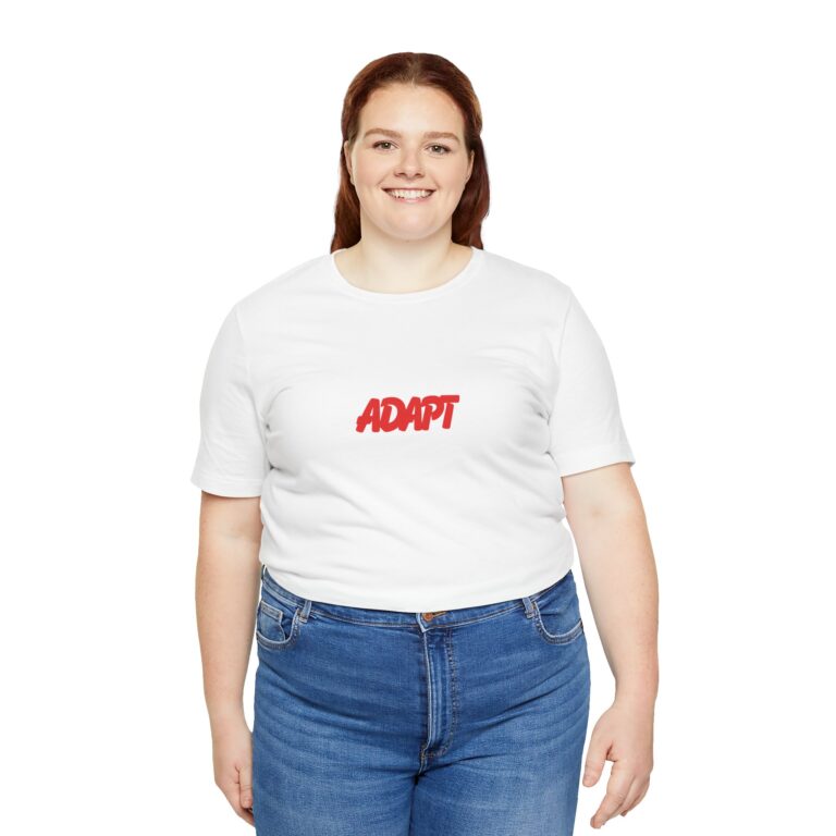 ADAPT White Short Sleeve Tee