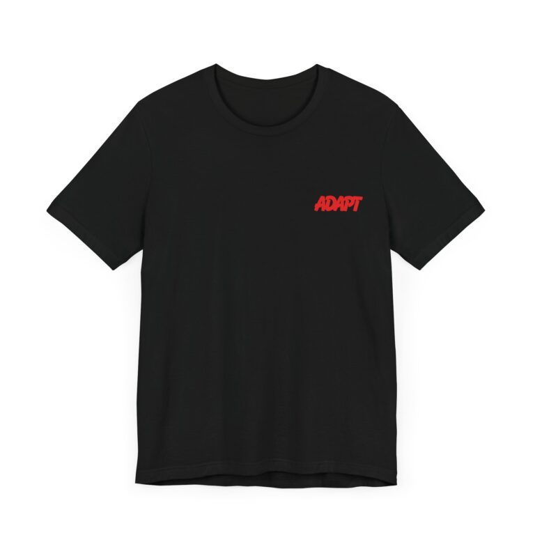 ADAPT Black Short Sleeve Tee