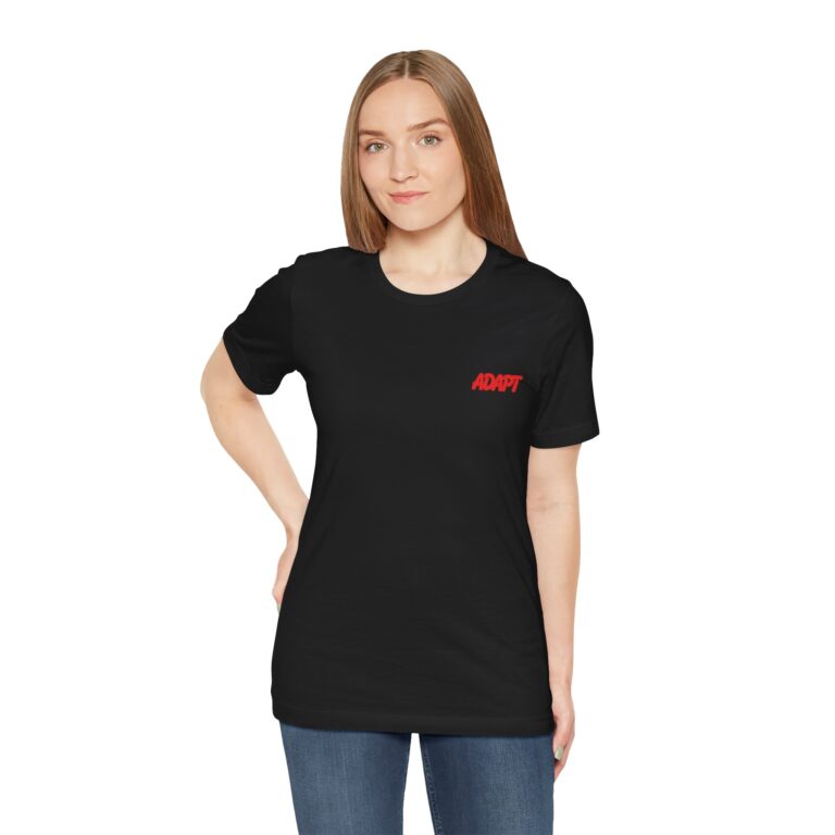 ADAPT Black Short Sleeve Tee