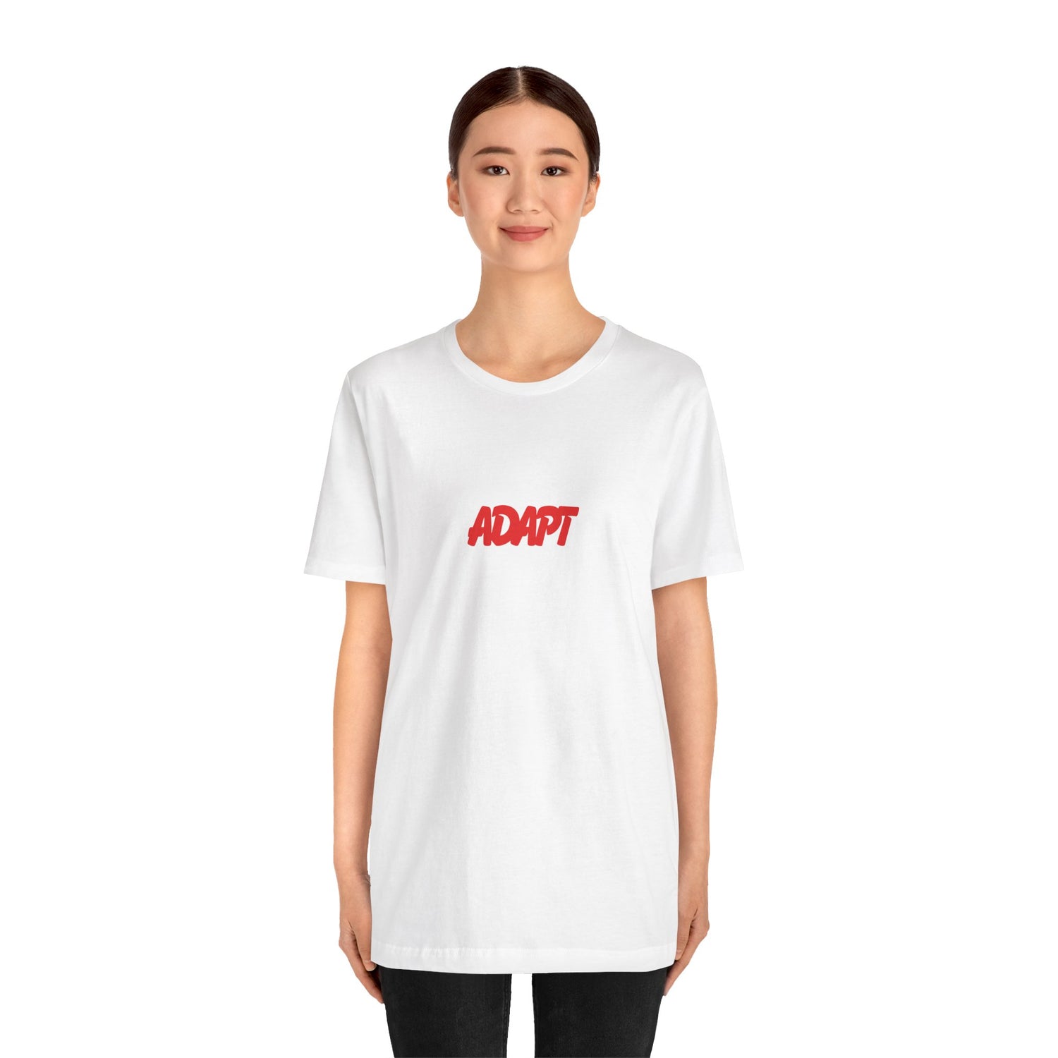 ADAPT White Short Sleeve Tee