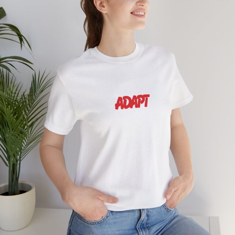 ADAPT White Short Sleeve Tee