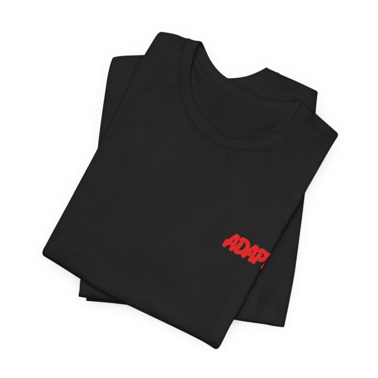 ADAPT Black Short Sleeve Tee