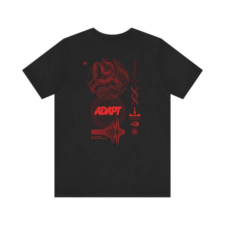 ADAPT Black Short Sleeve Tee